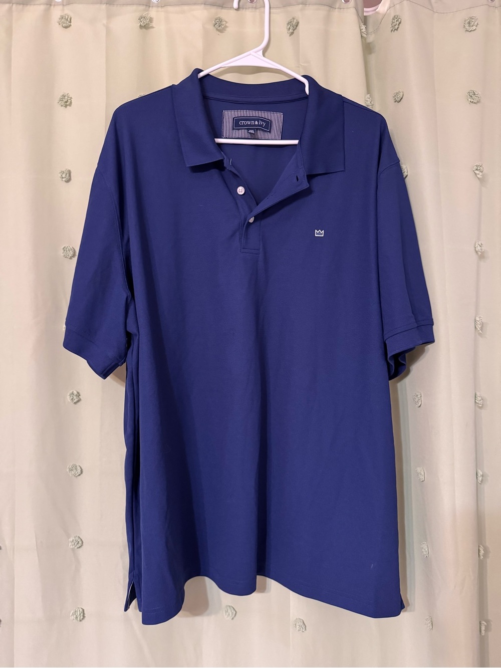 crown & ivy Men's Polo Shirt - Royal Blue